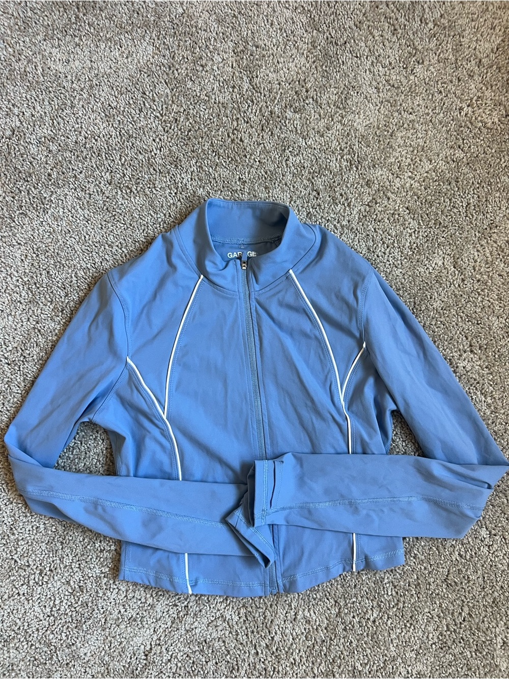 Garage Women's Sky Blue Zip-Front Utility Jacket